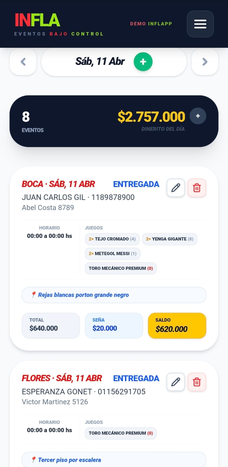 Agenda de Eventos