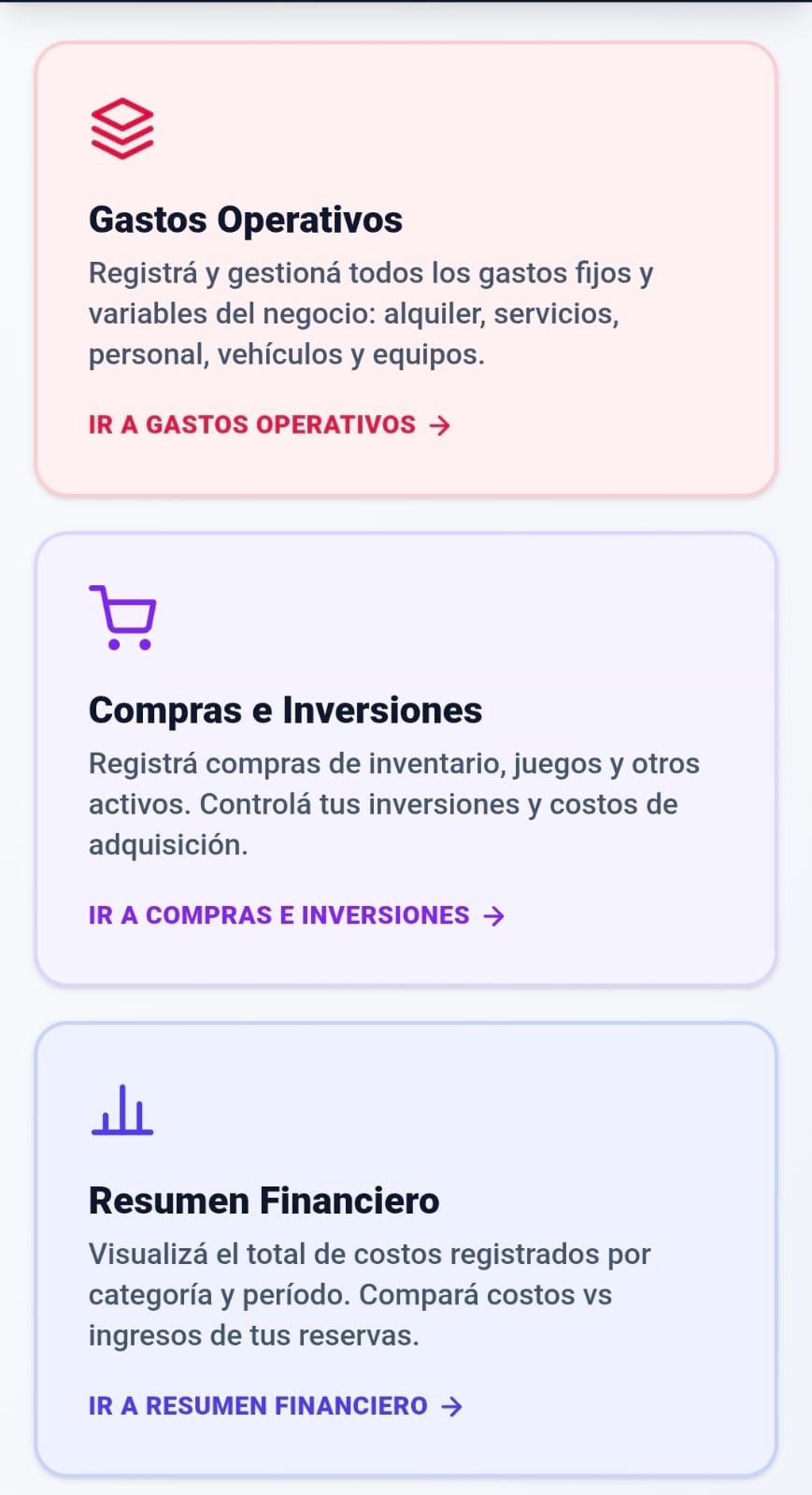 Gestión de Finanzas